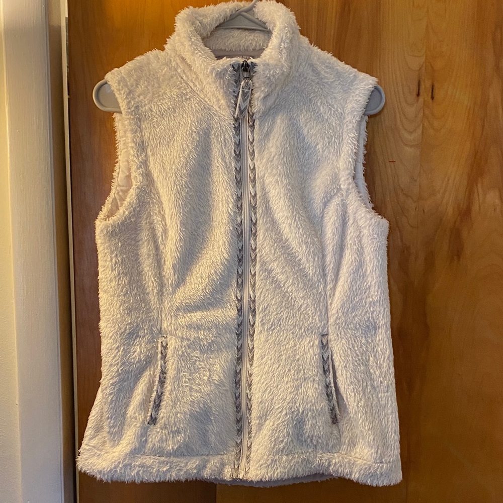 Women's Royal Robbin’s White Fleece Vest
